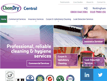 Tablet Screenshot of chemdrycentral.com